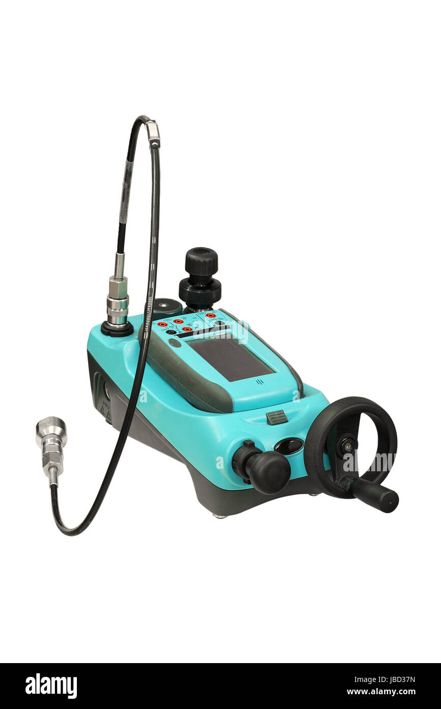 Calibrator for sensors, isolated on a white background Stock Photo - Alamy