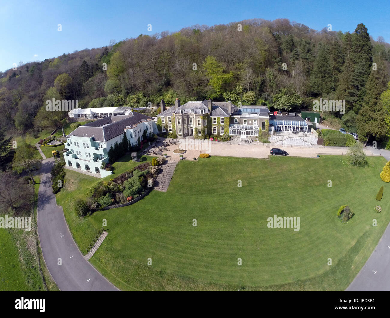 The New House Hotel on Caerphilly Mountain, Cardiff Stock Photo Alamy
