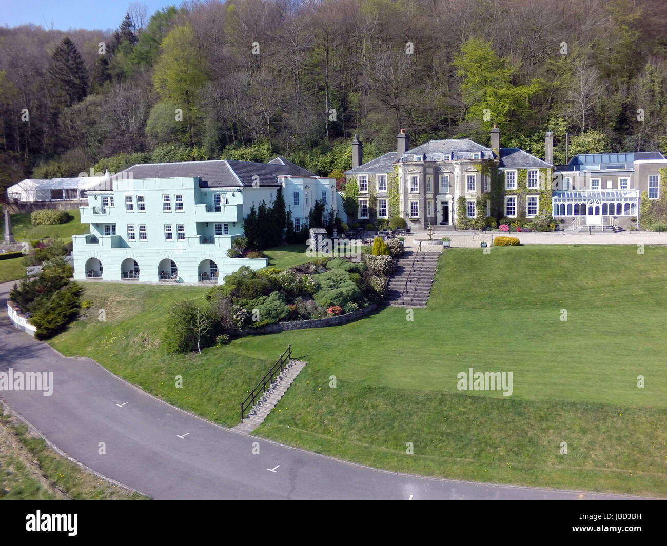The New House Hotel on Caerphilly Mountain, Cardiff Stock Photo Alamy