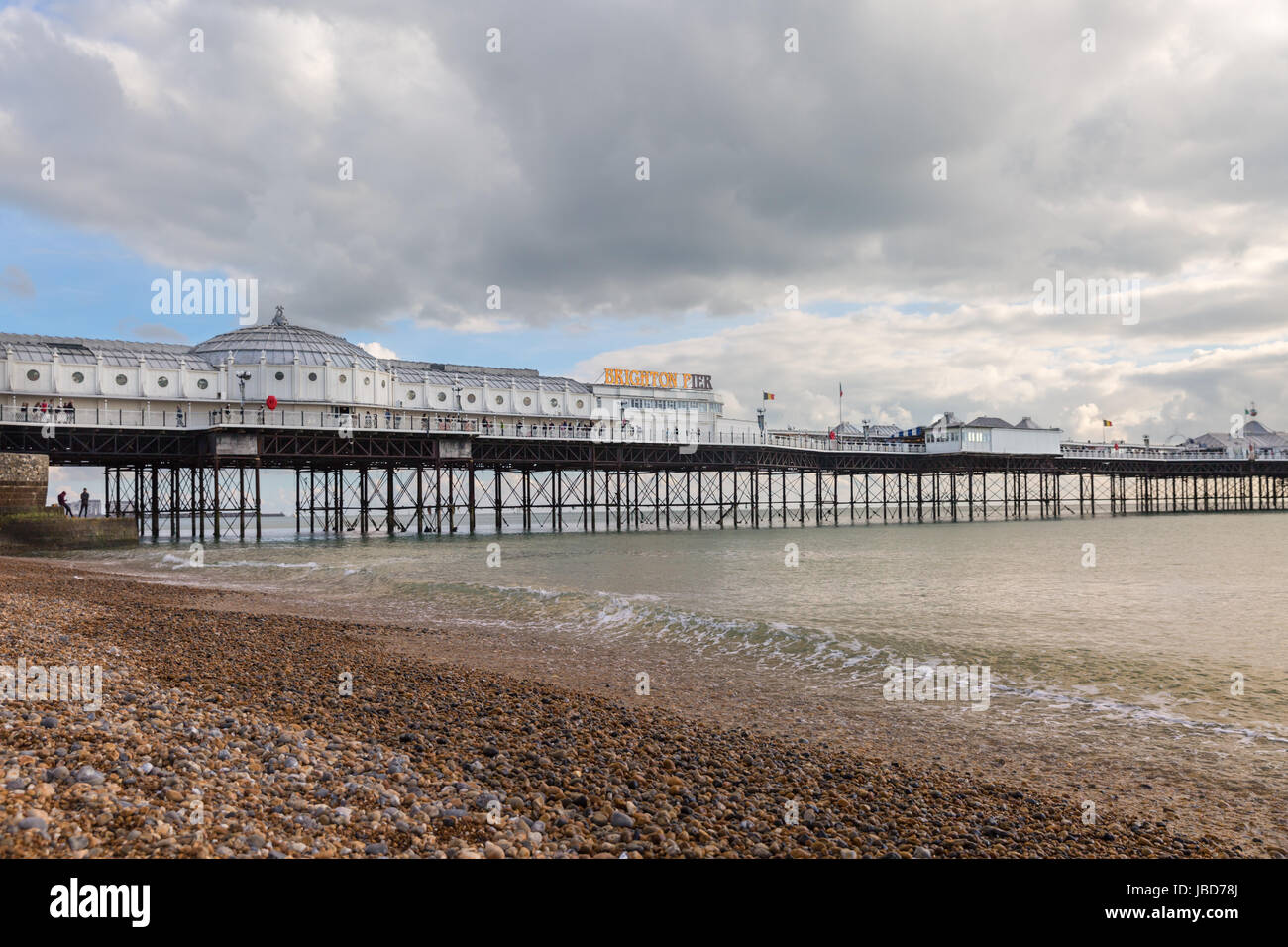 Brighton Palace Pier, Victorian Pleasure Pier in Brighton, England, UK