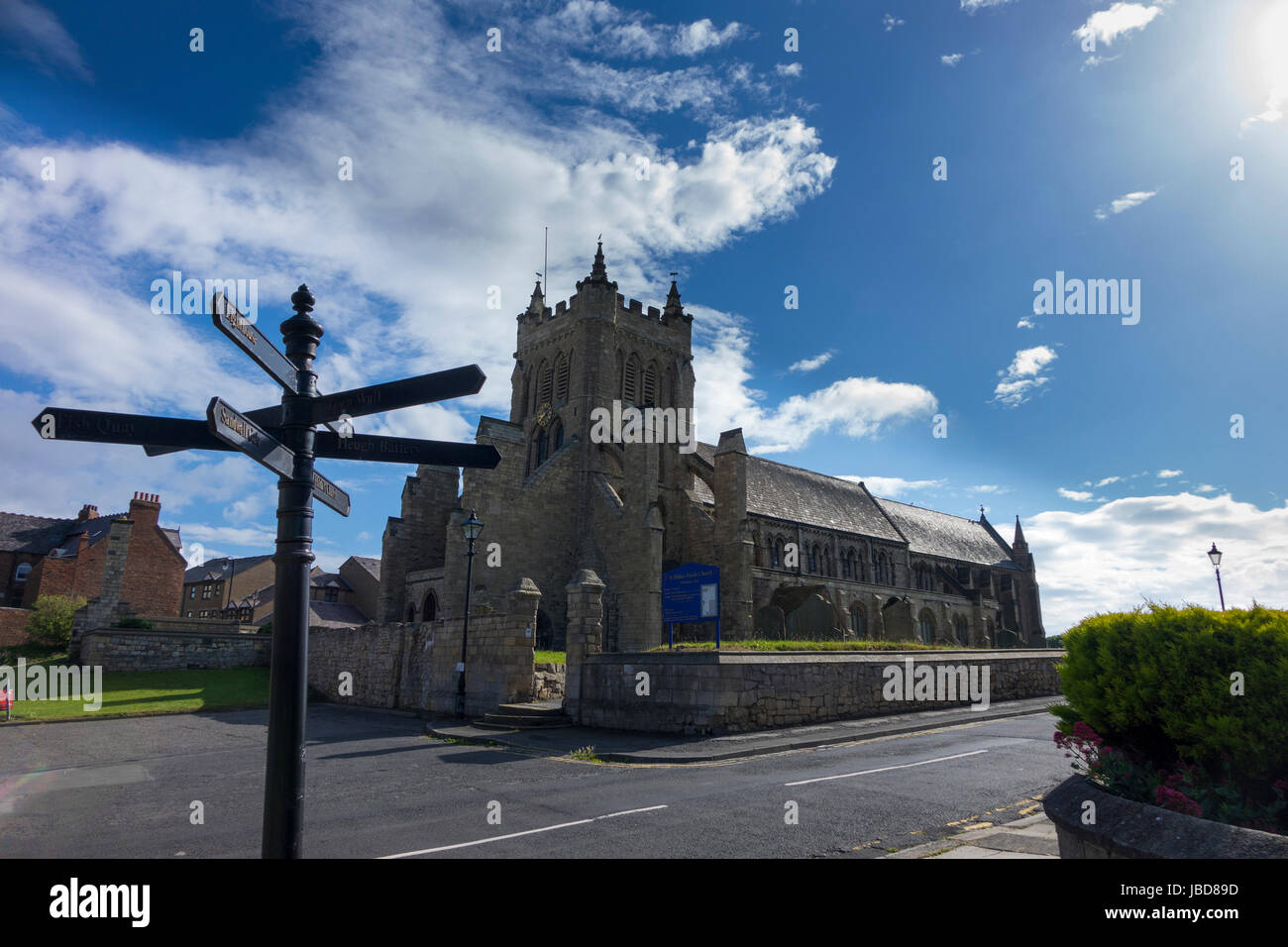 St. Hilda's Church, Hartlepool, Headland, Hartlepool, County Durham, England, UK Stock Photo Alamy