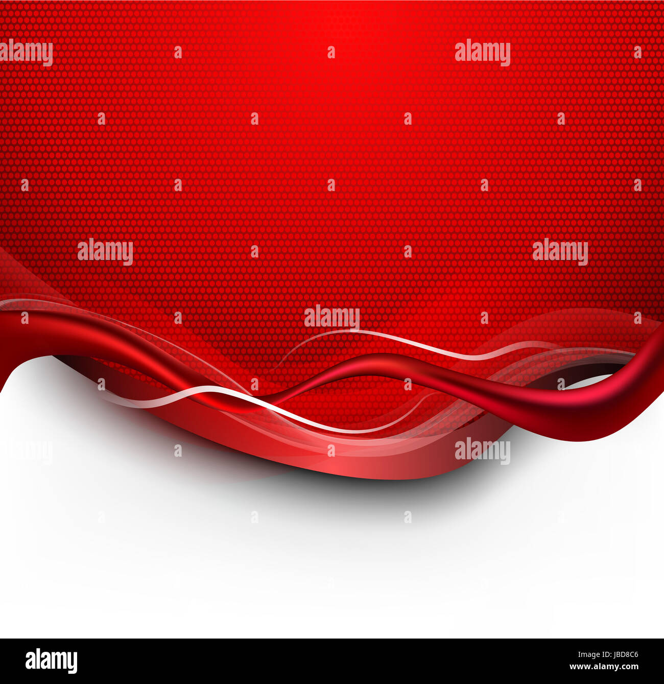 Abstract modern background with red waves . File AI10 EPS contains ...