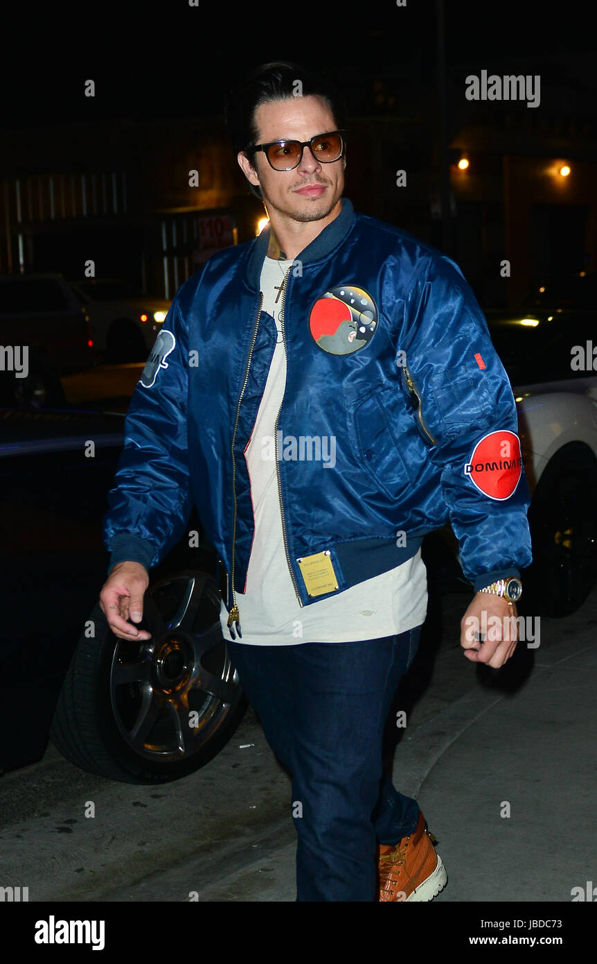 Casper Smart partying in Hollywood at Avenue Night Club Featuring