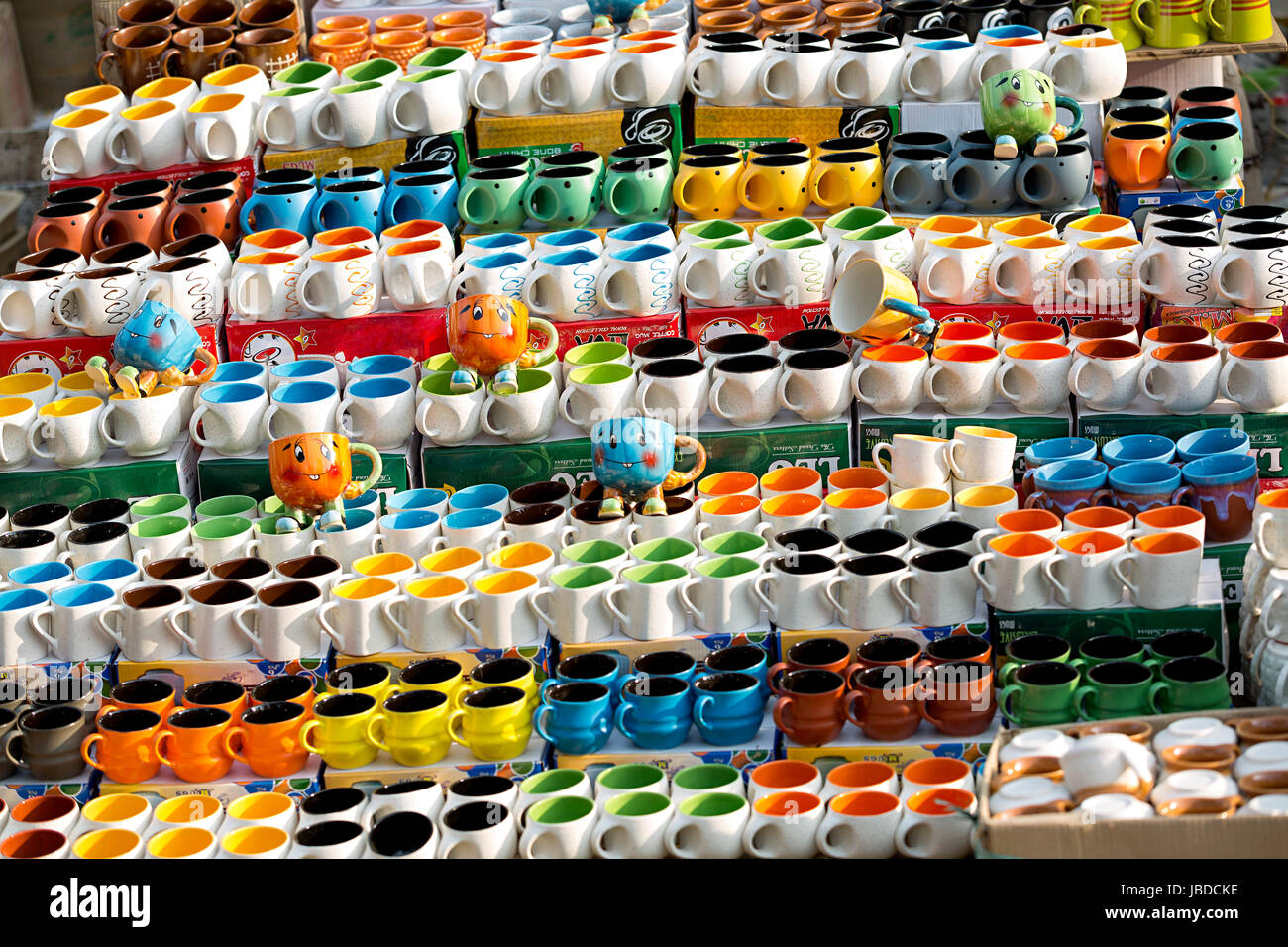 Cups Cups Shop Display Selling Small Business Market Nobody Stock Photo Alamy