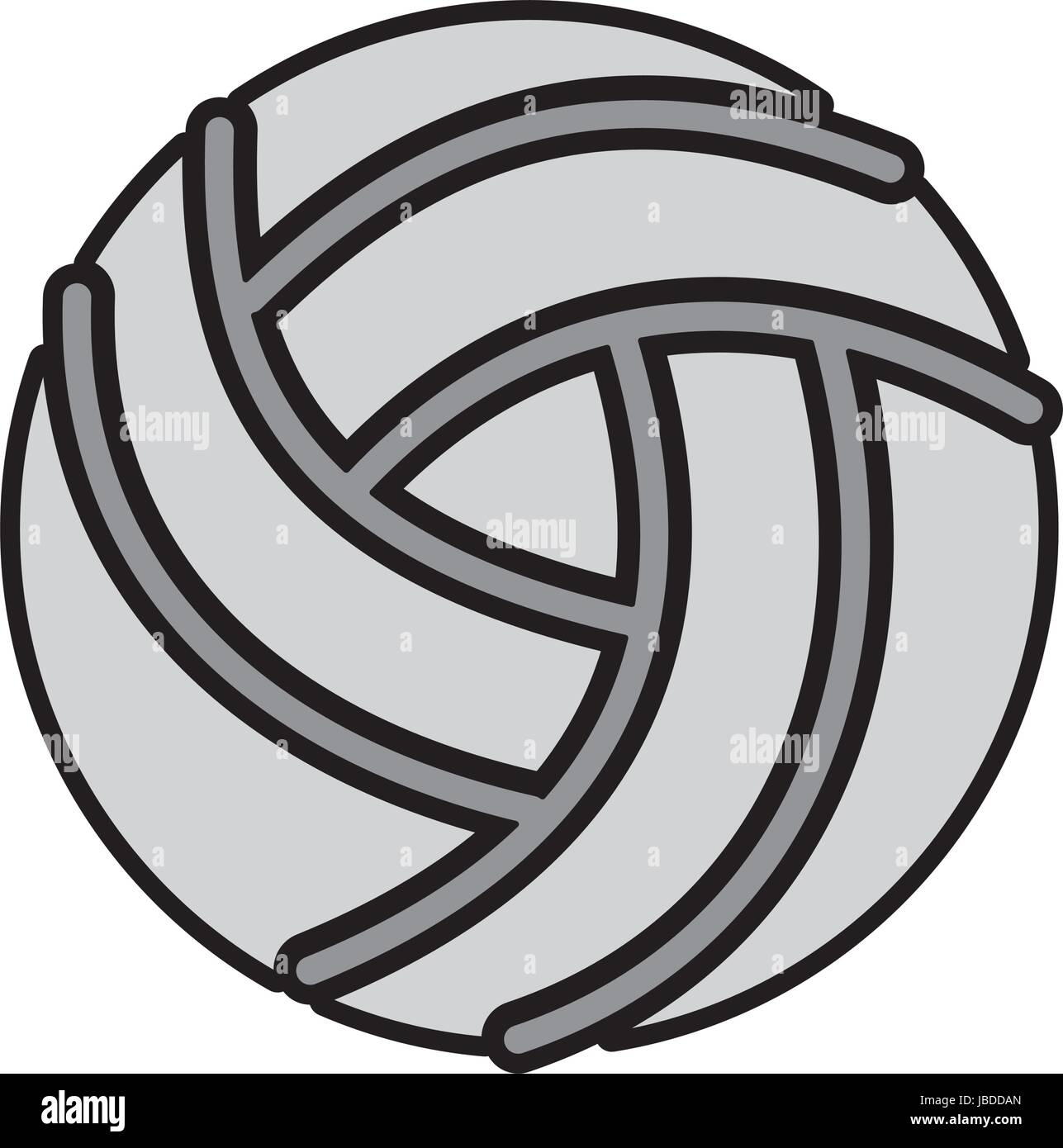 grey volley ball cartoon Stock Vector Image & Art - Alamy