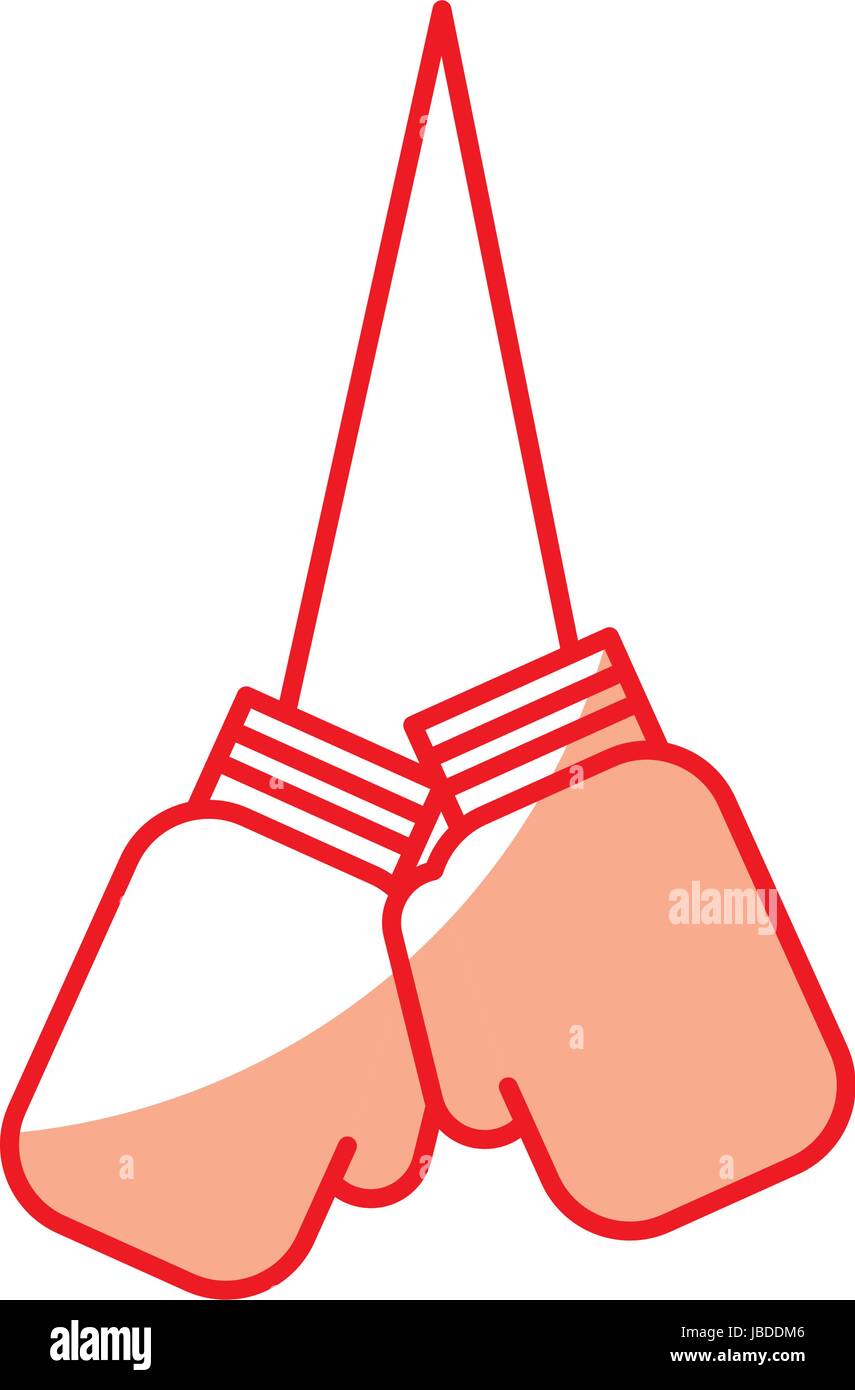 shadow hanging boxing gloves Stock Vector Image & Art Alamy