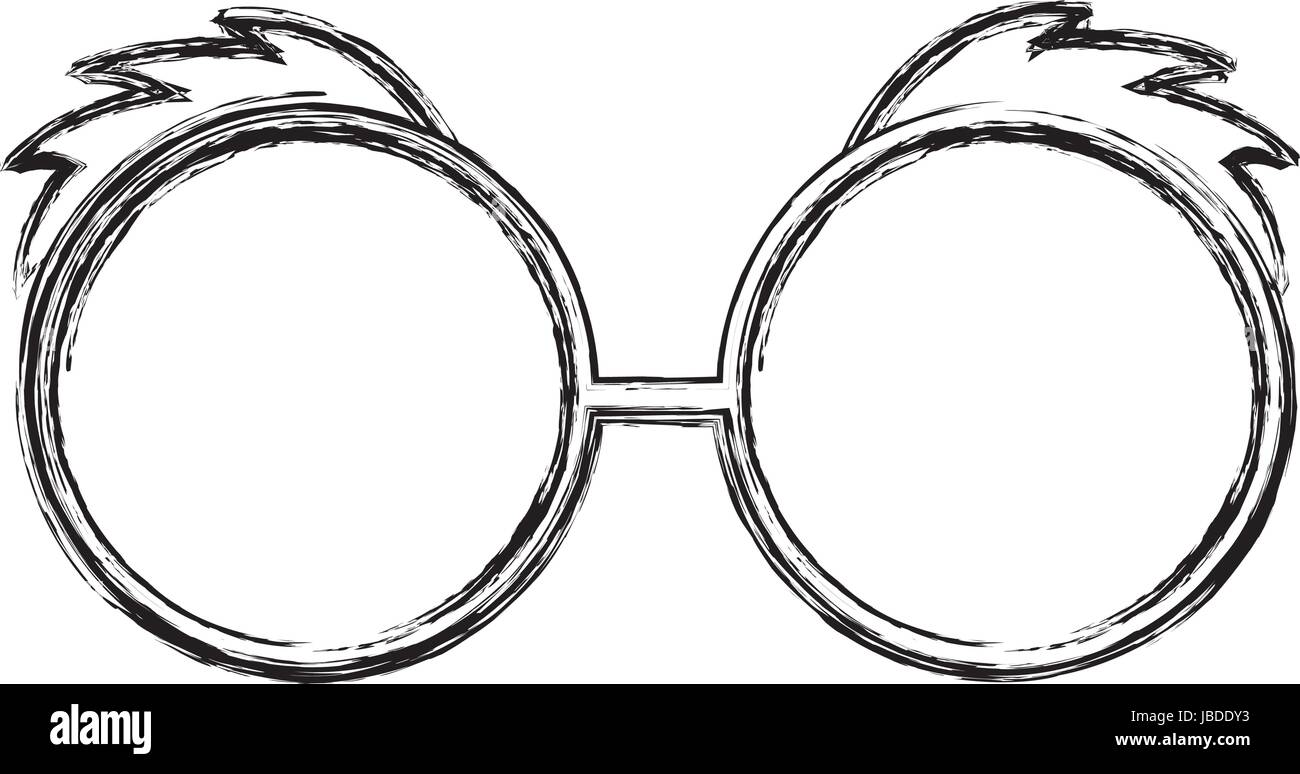 sketch draw glasses cartoon Stock Vector Image & Art Alamy