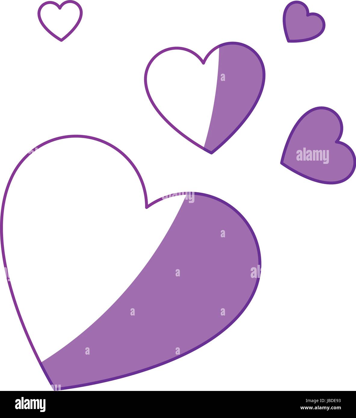 hearts icon image Stock Vector Image & Art - Alamy