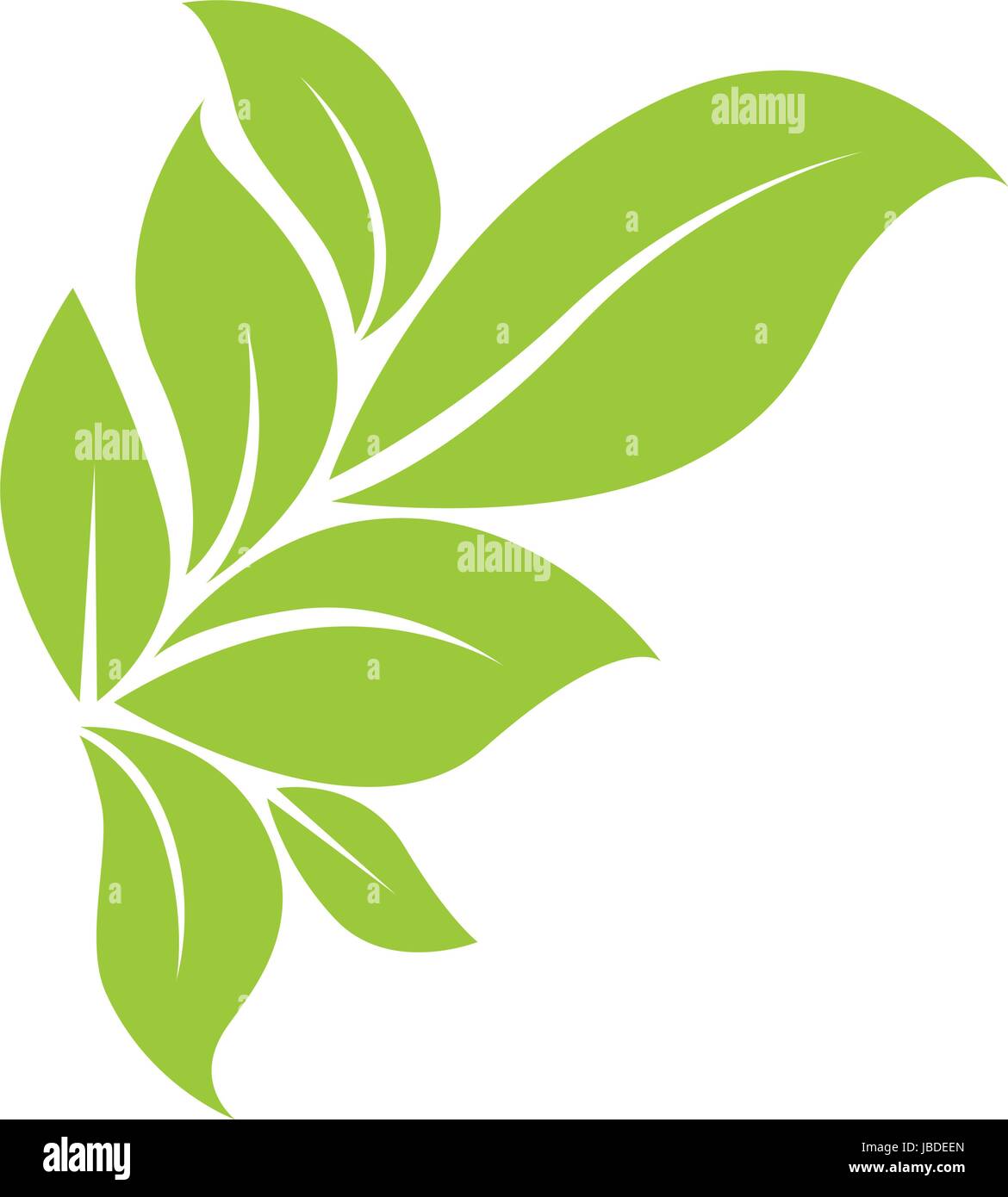 leaves icon image Stock Vector Image & Art - Alamy
