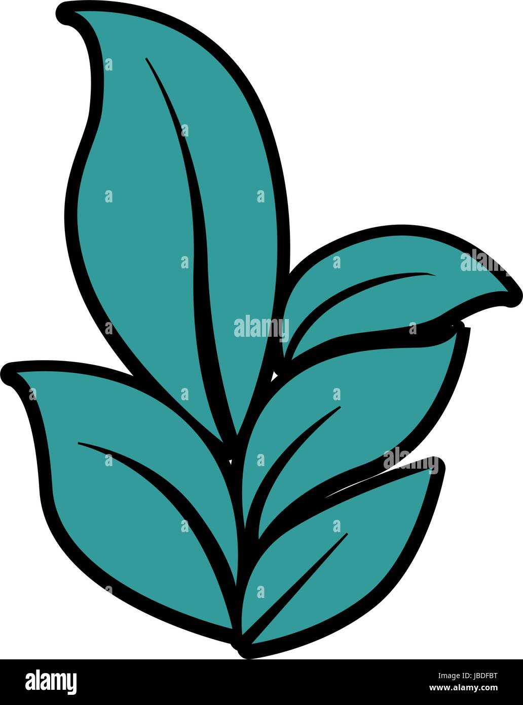 leaves icon image Stock Vector Image & Art - Alamy