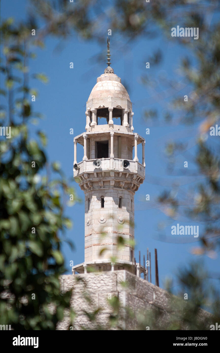BETHLEHEM, PALESTINE ISRAEL Minaret of a Mosque Stock Photo Alamy