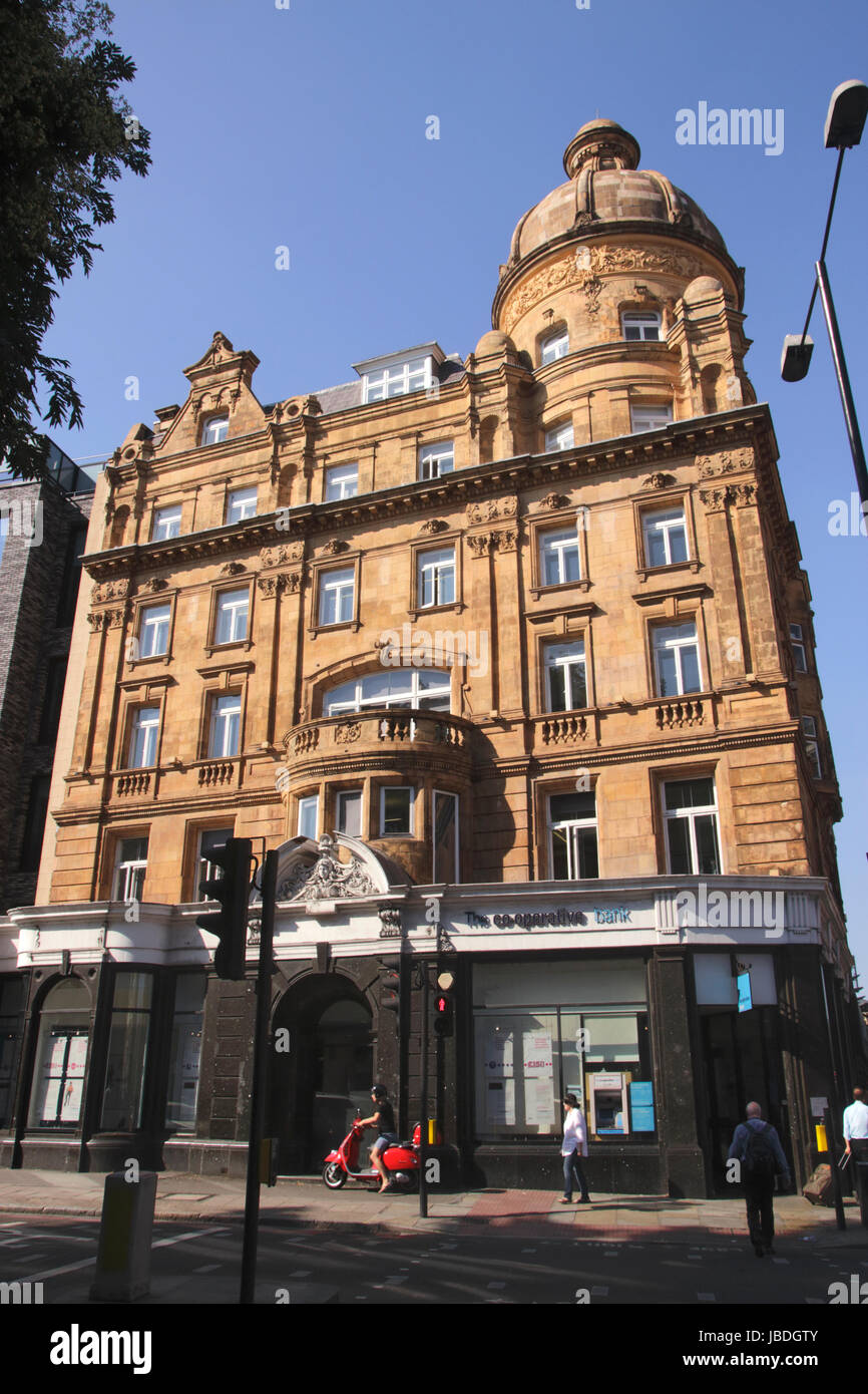 The Co-operative Bank High Street Islington London Stock Photo