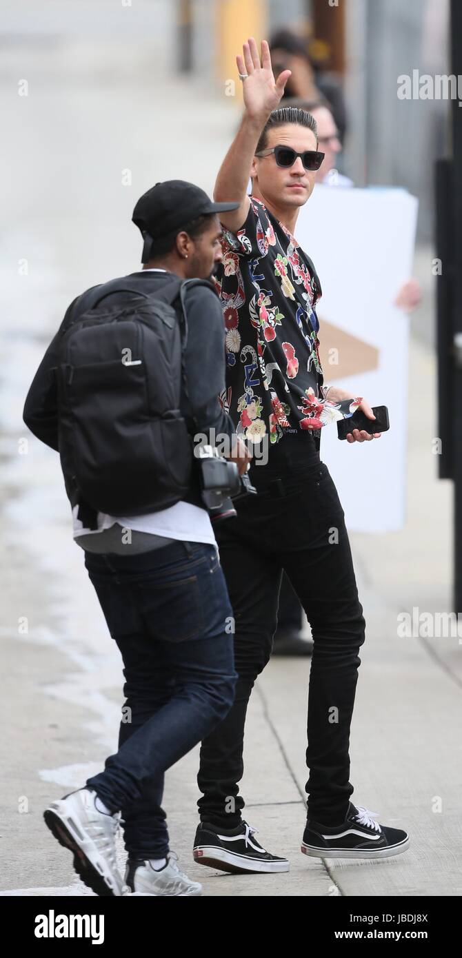 G-Eazy seen leaving the ABC studios after Jimmy Kimmel Live
