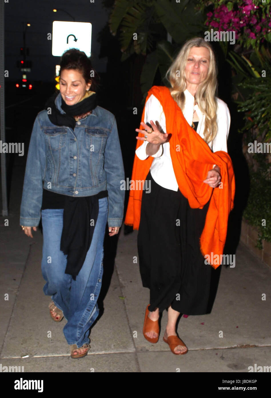 Gina gershon and friend hires stock photography and images Alamy