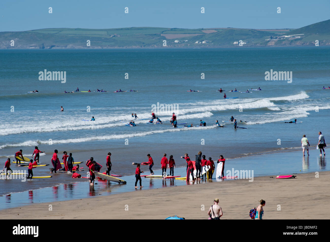 Westward Ho!, Devon, UK Stock Photo - Alamy