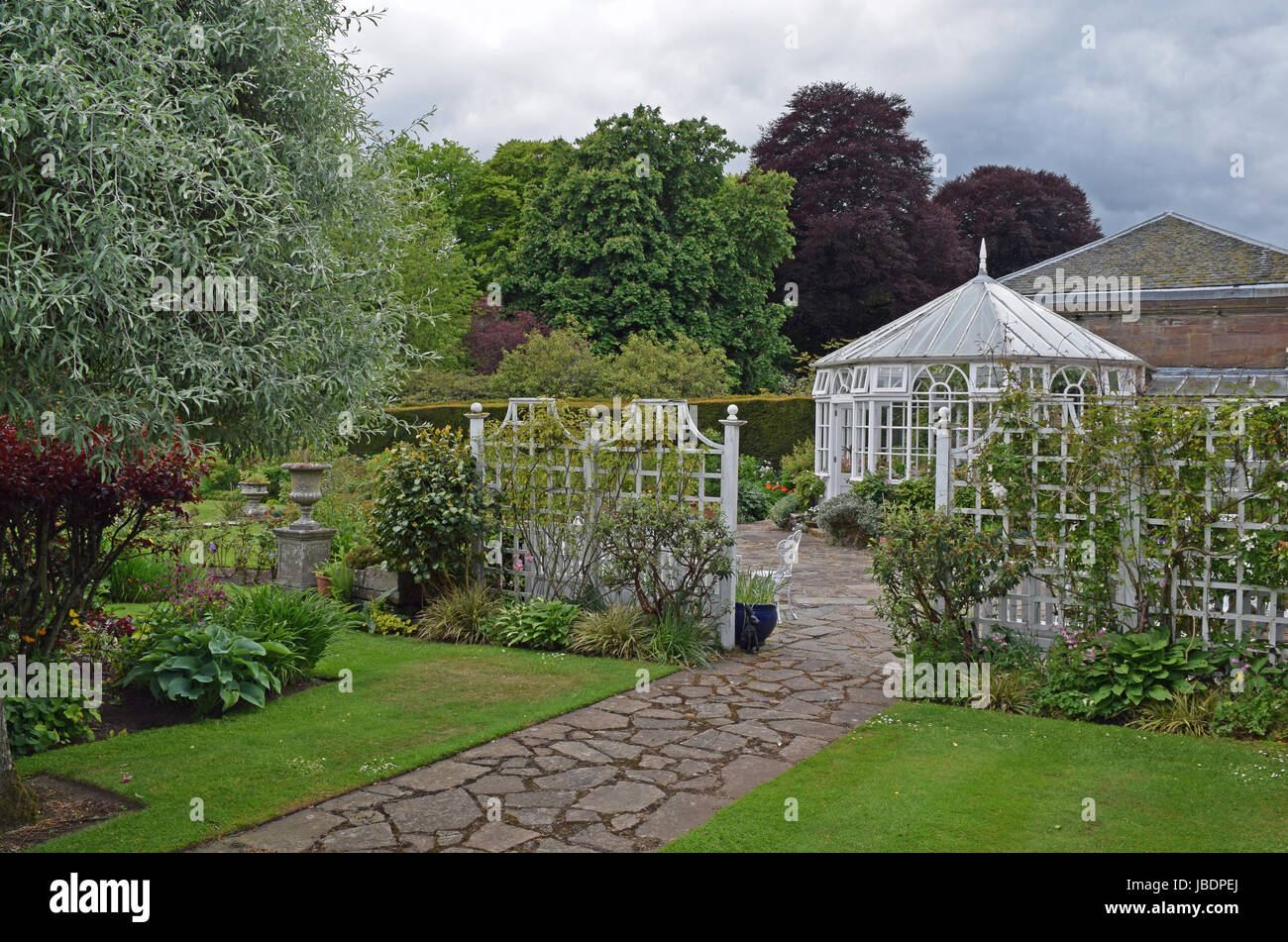 Pitmuies Gardens, by Forfar, Angus, Scotland Stock Photo Alamy