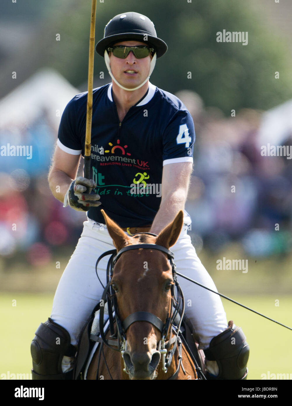 The Duke of Cambridge during the Maserati Royal Charity Polo Trophy at ...