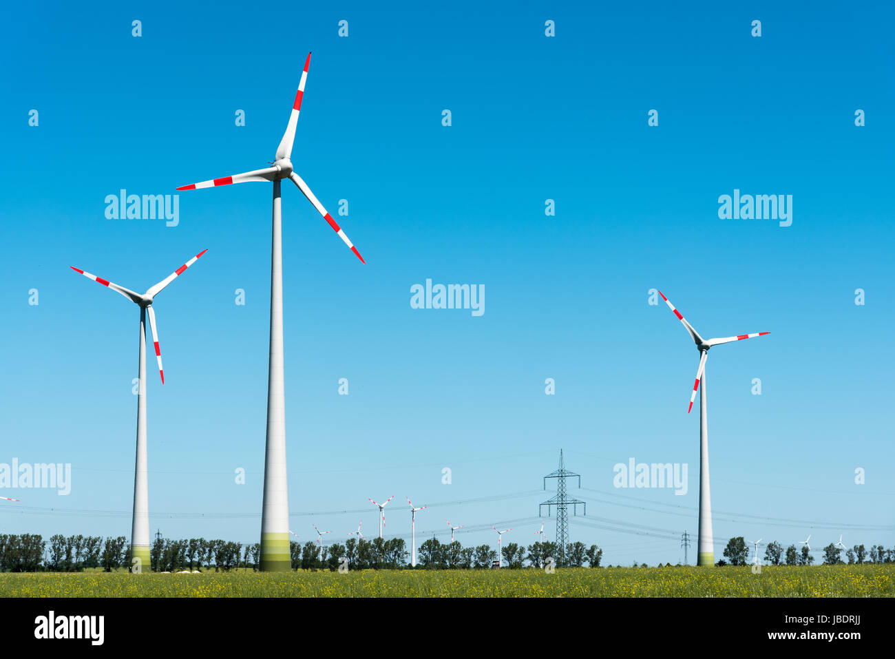 Wind energy plant seen in rural Germany Stock Photo Alamy