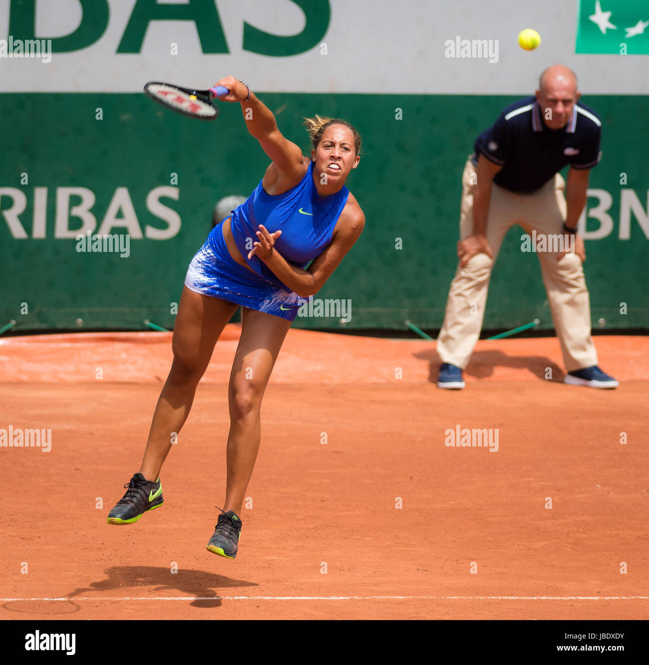 PARIS, FRANCE - MAY 30 : Madison Keys at the 2017 Roland Garros Grand