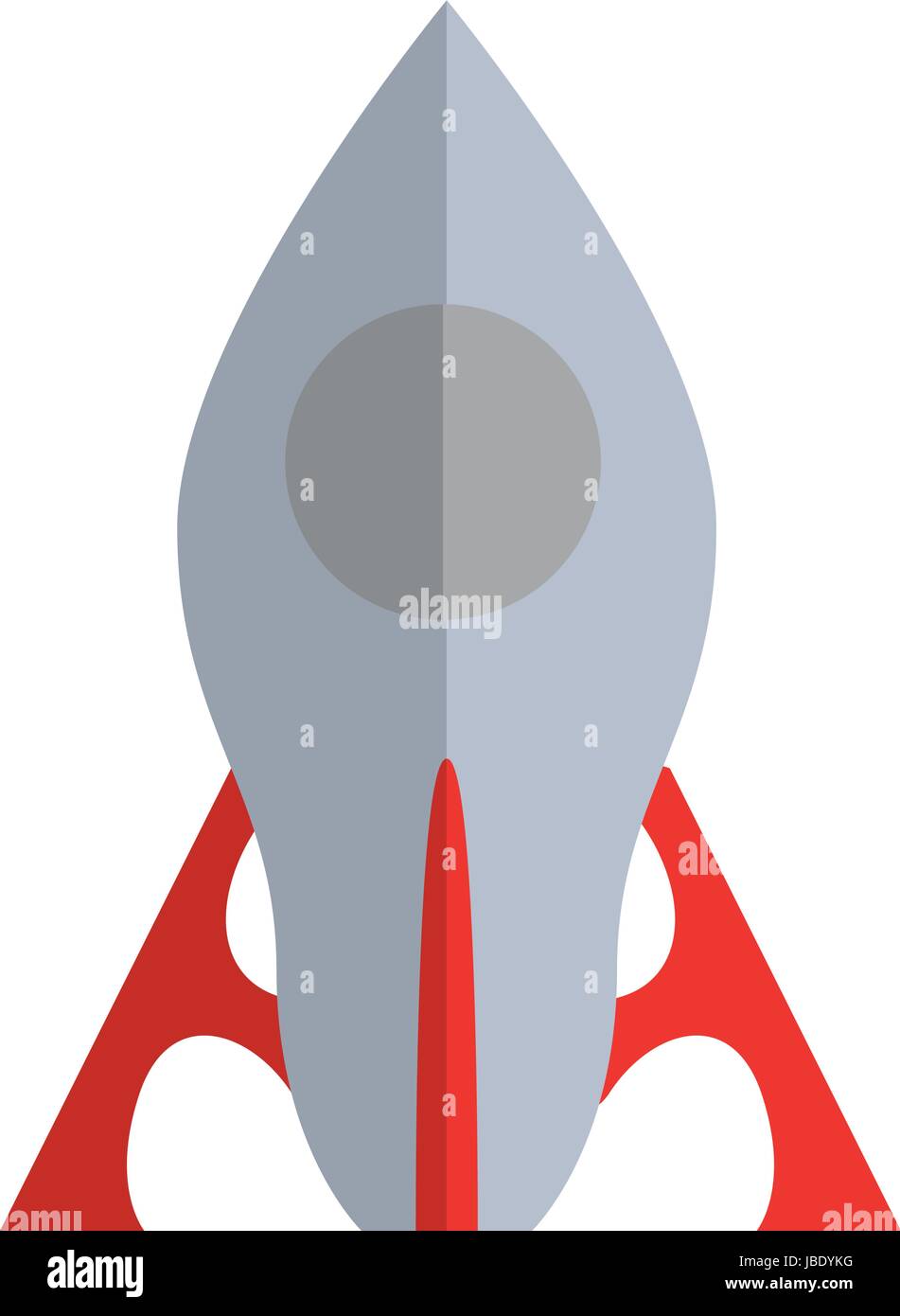 Rocket spaceship isolated Stock Vector Image & Art - Alamy