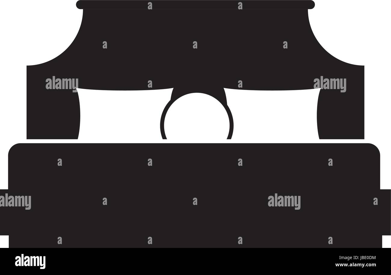 Bed room symbol Stock Vector Image & Art - Alamy