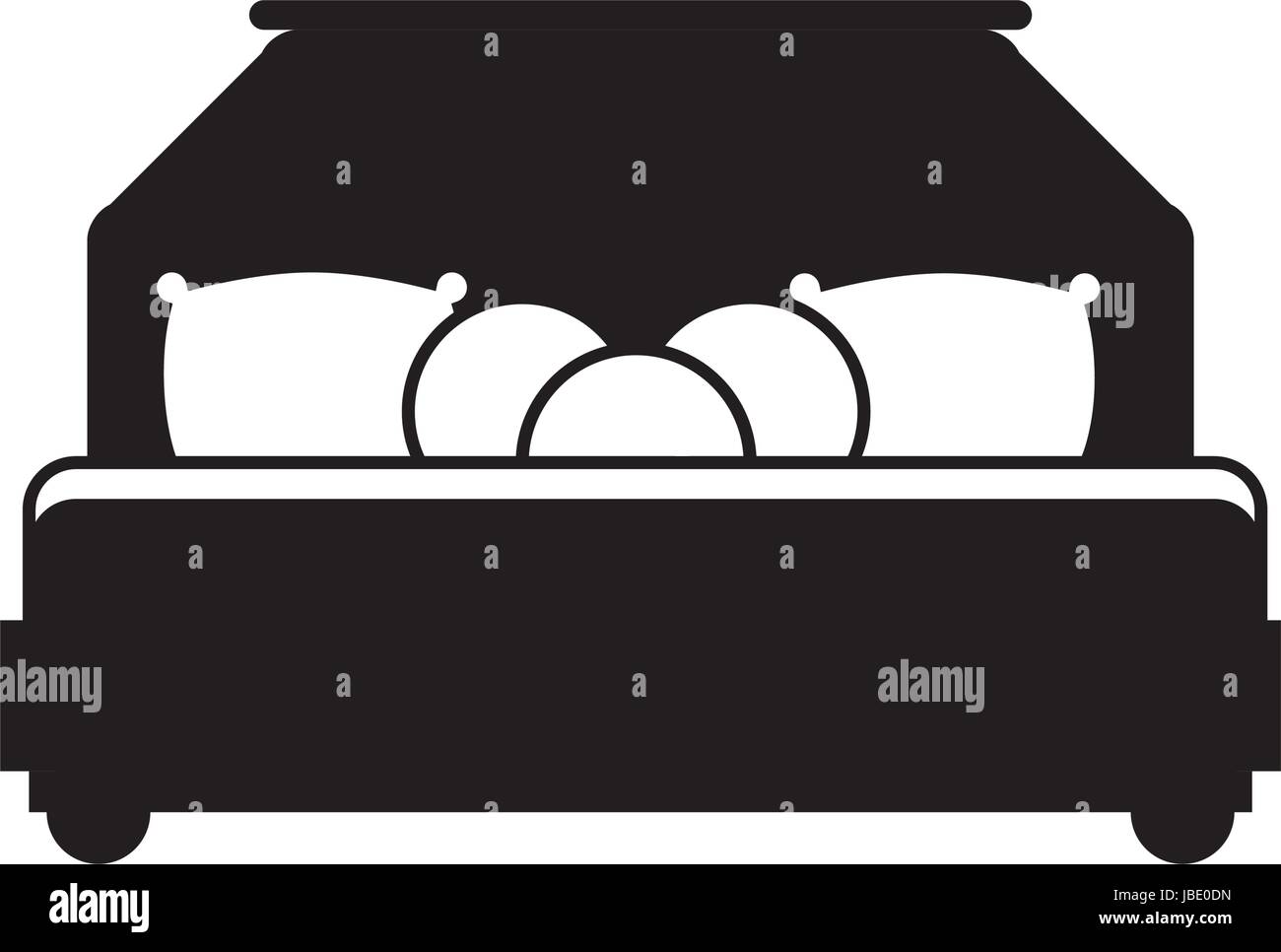 Bed room symbol Stock Vector Image & Art - Alamy