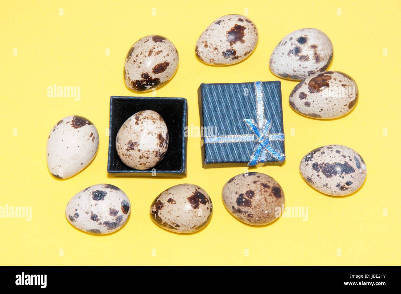 Quail Easter egg for the feast of the radiant resurrection of Christ