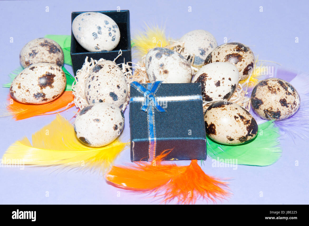 Quail Easter egg for the feast of the radiant resurrection of Christ