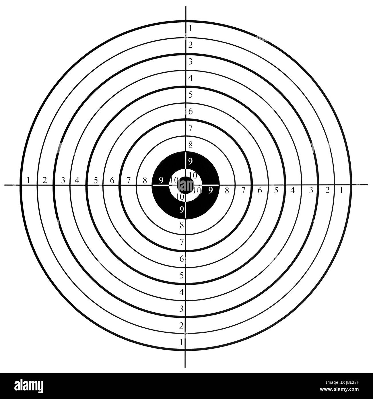 shooting target black and white stock photos images alamy
