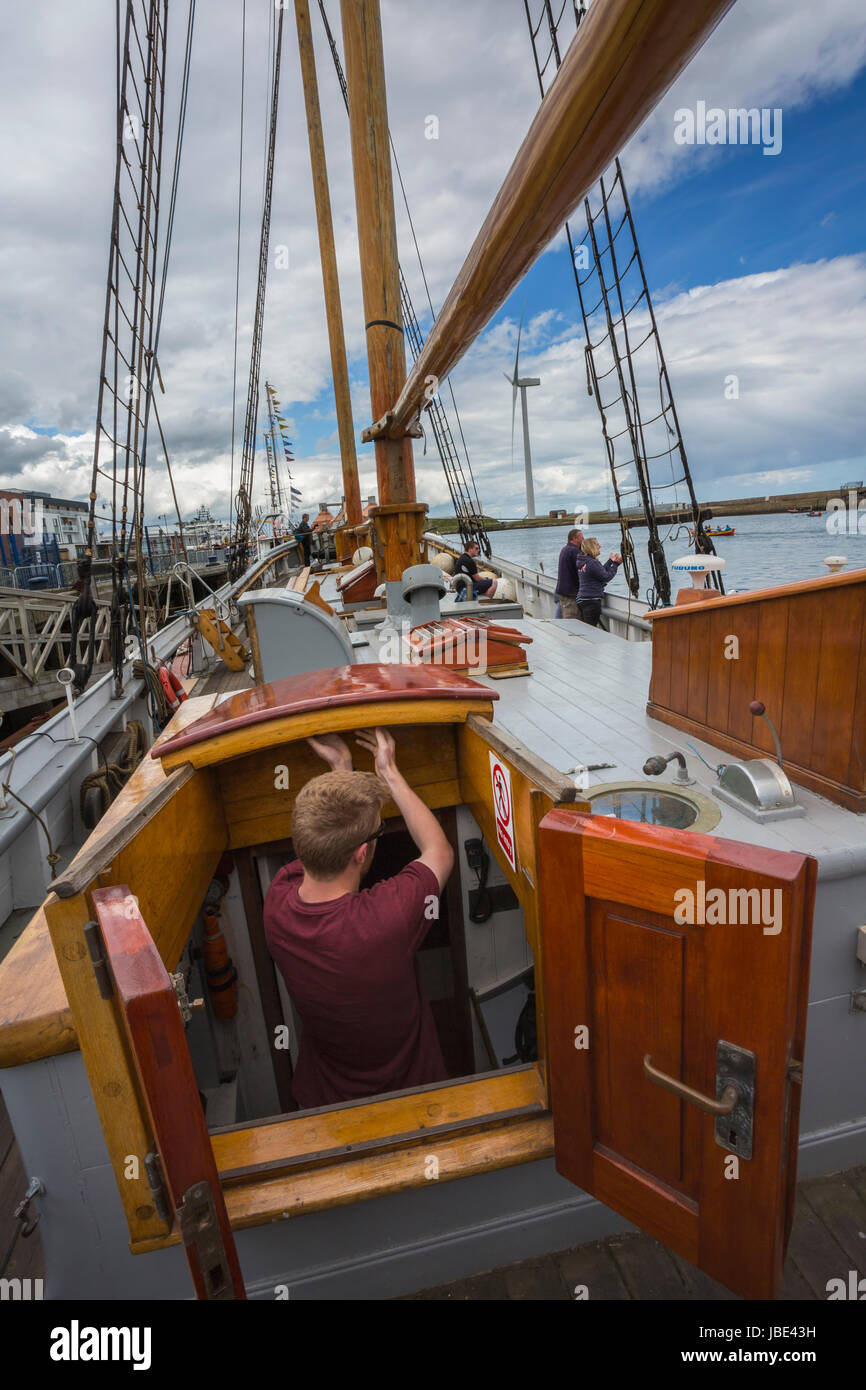 Williams, restored Baltic trader, Blyth Tall Ship Project, Blyth