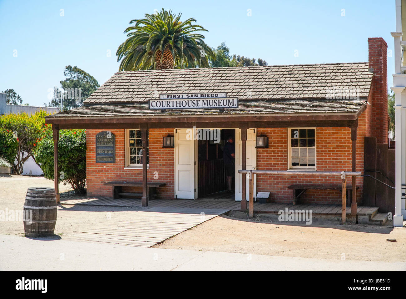 First San Diego Court House Museum - SAN DIEGO - CALIFORNIA Stock Photo ...