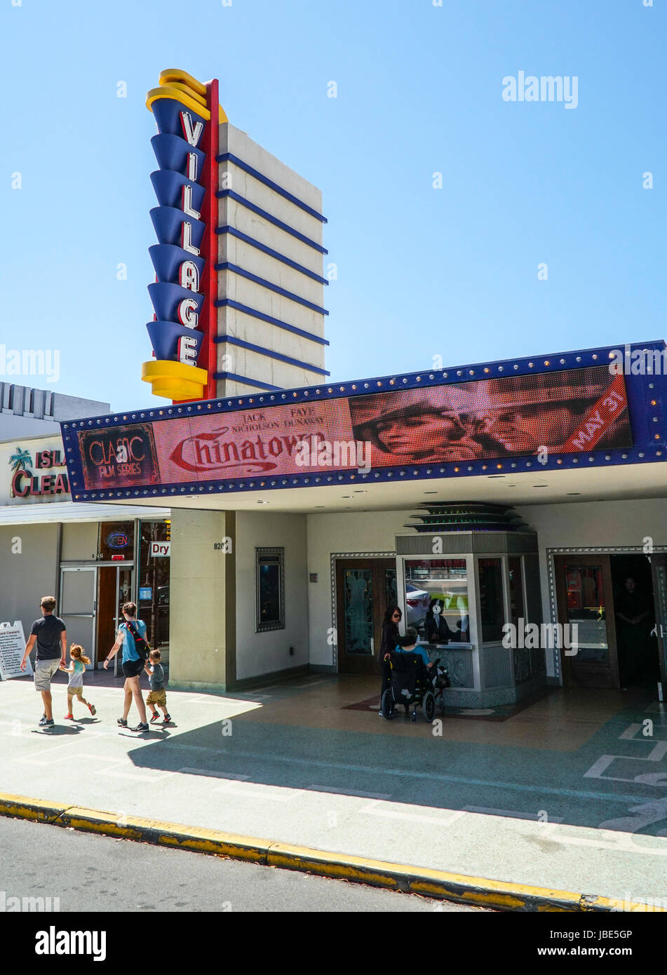 Village Movie Theater in Coronado SAN DIEGO CALIFORNIA Stock Photo