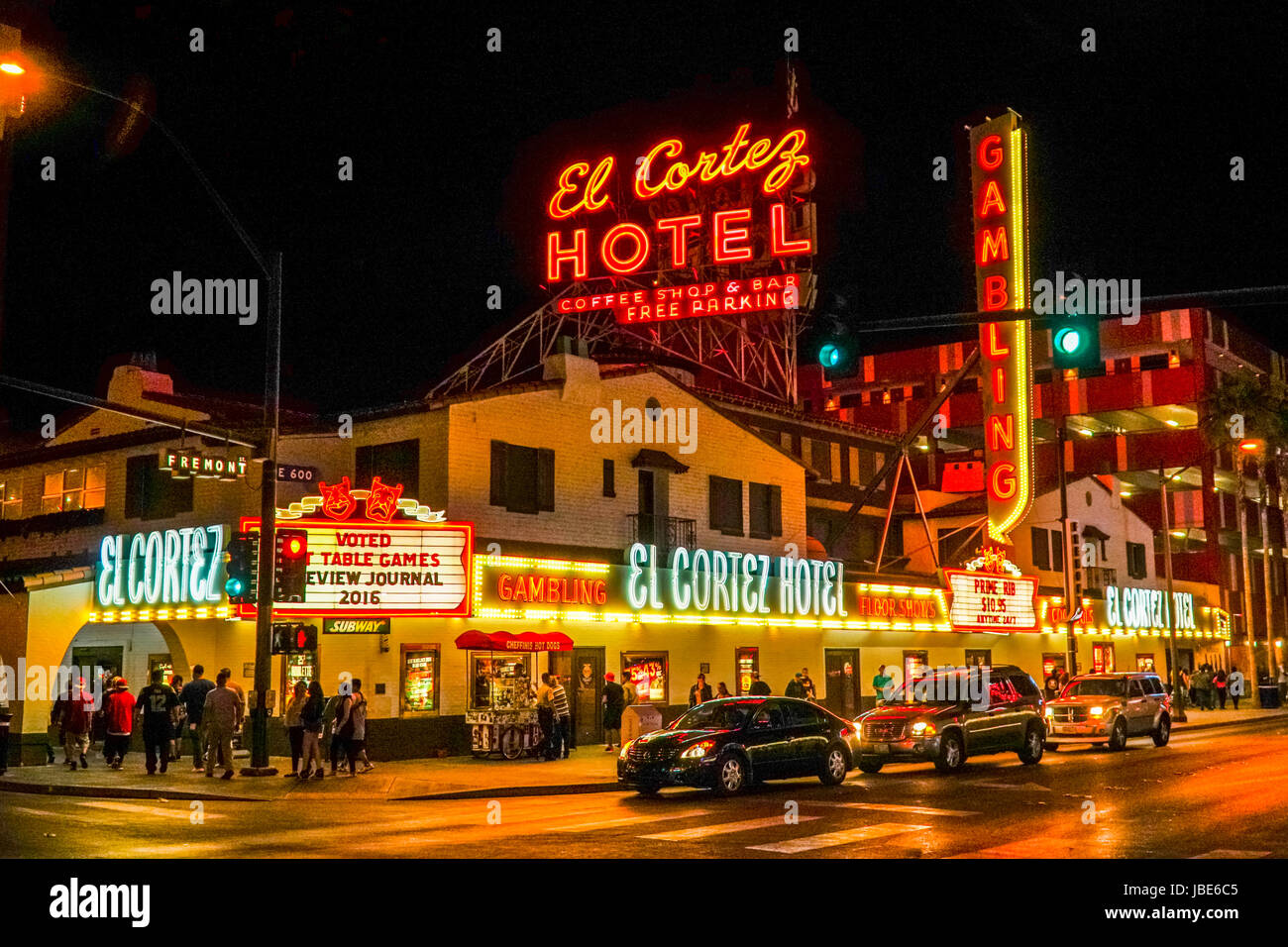 Famous El Cortez Hotel in Downtown Las Vegas - LAS VEGAS - NEVADA Stock  Photo - Alamy