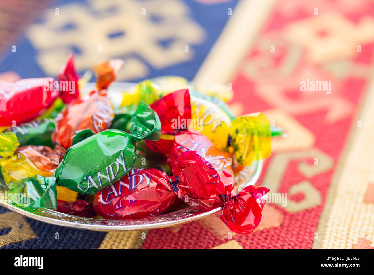 Colorful turkish candy hi-res stock photography and images - Alamy