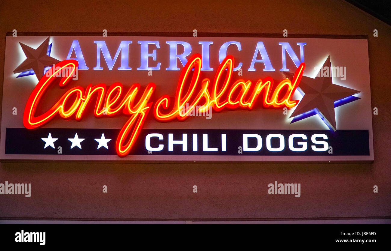 American Coney Island Chili Dogs in Downtown Las Vegas LAS VEGAS