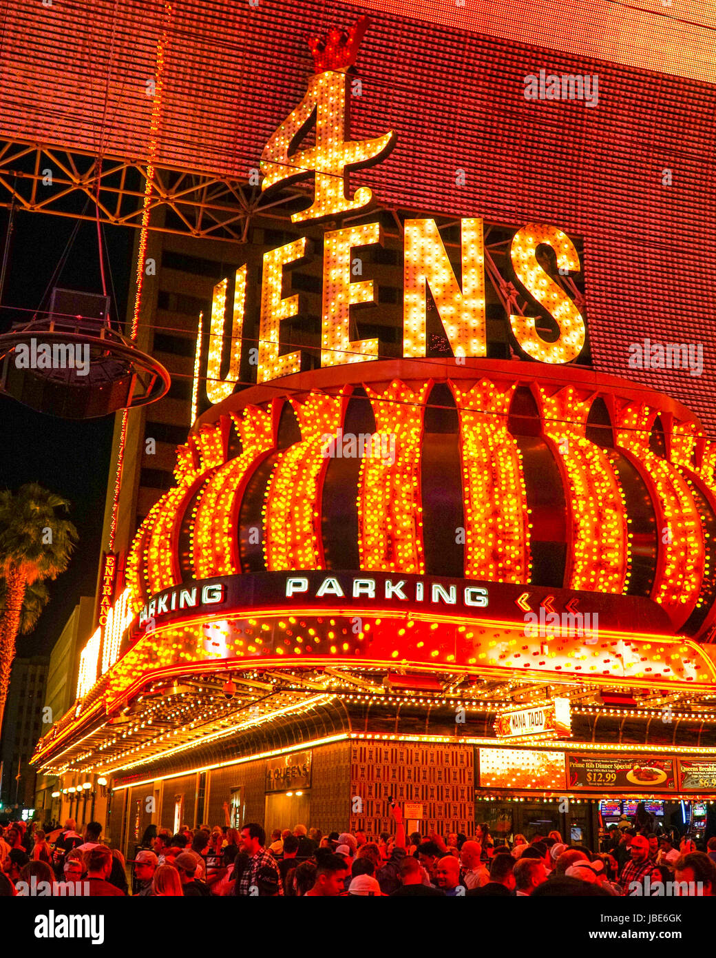 Four Queens Hotel and Casino in Las Vegas Downtown LAS VEGAS NEVADA Stock Photo Alamy