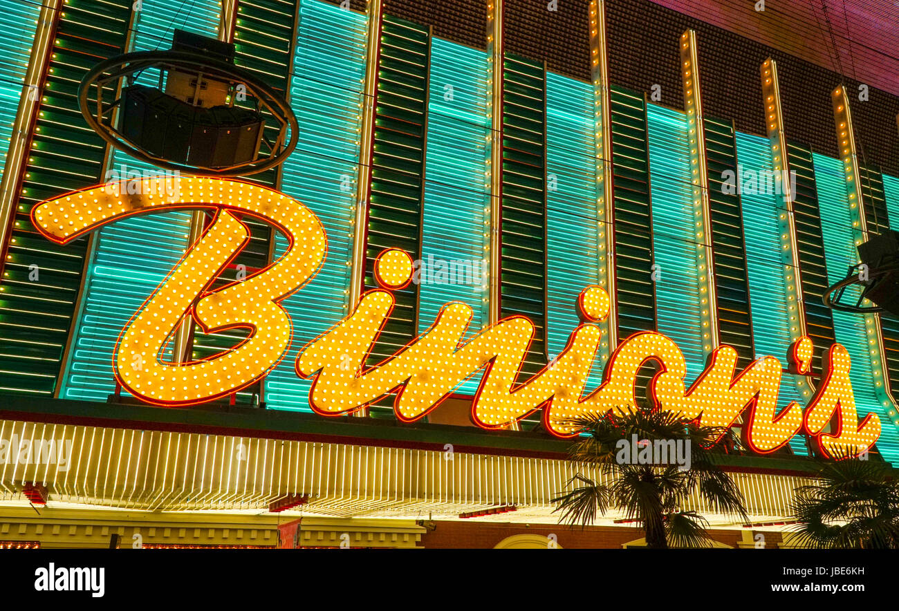 The Binions Horseshoe Casino in Downtown Las Vegas - LAS VEGAS - NEVADA Stock Photo