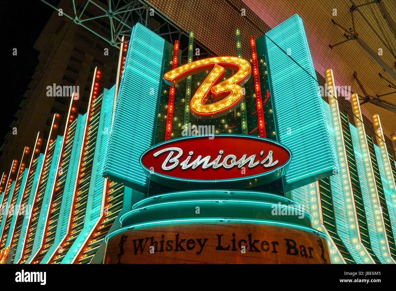 Figuur wanhoop Onderdrukking The Binions Horseshoe Casino in Downtown Las Vegas - LAS VEGAS - NEVADA  Stock Photo - Alamy