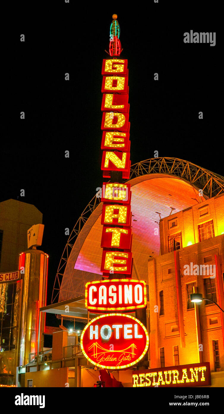 Golden Gate Hotel and Casino in Downtown Las Vegas LAS VEGAS NEVADA