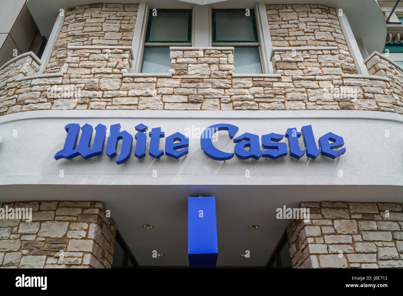 White Castle Burger Fast Food restaurant - LAS VEGAS - NEVADA Stock Photo