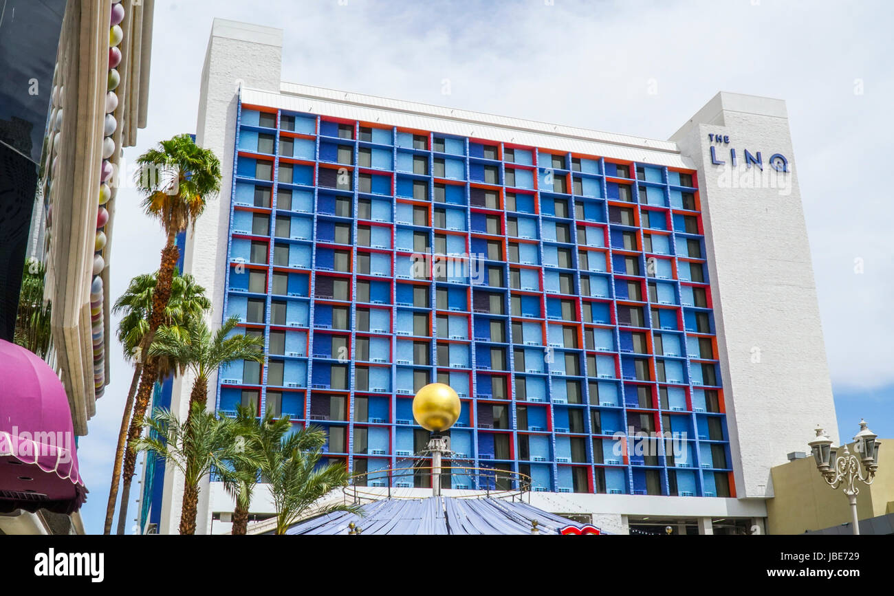 New Hotel in Las Vegas - The Linq - LAS VEGAS - NEVADA Stock Photo