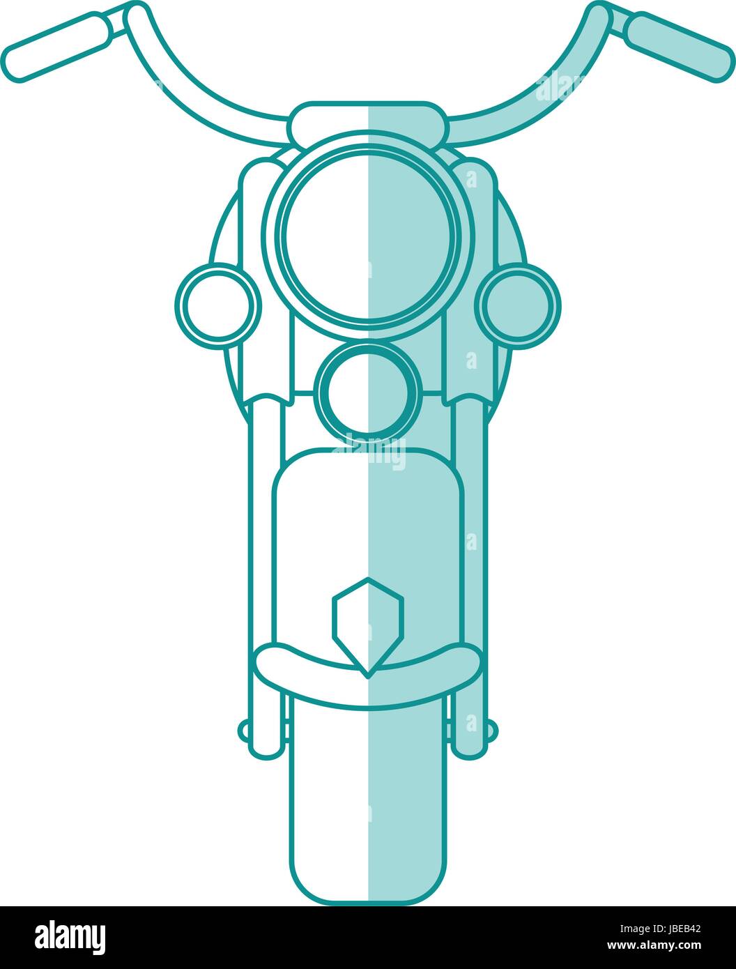 Motorcycle shadow Stock Vector Images - Alamy