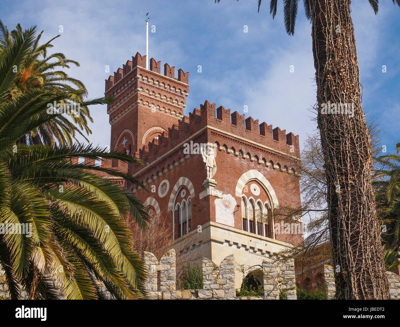 Genoa Castle Castello albertis genova hi-res stock photography and images - Alamy