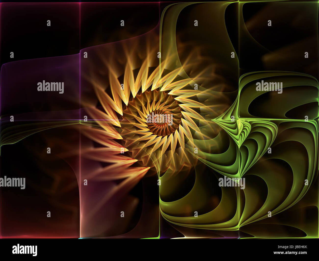 Geometry of Space series. Artistic abstraction composed of conceptual ...