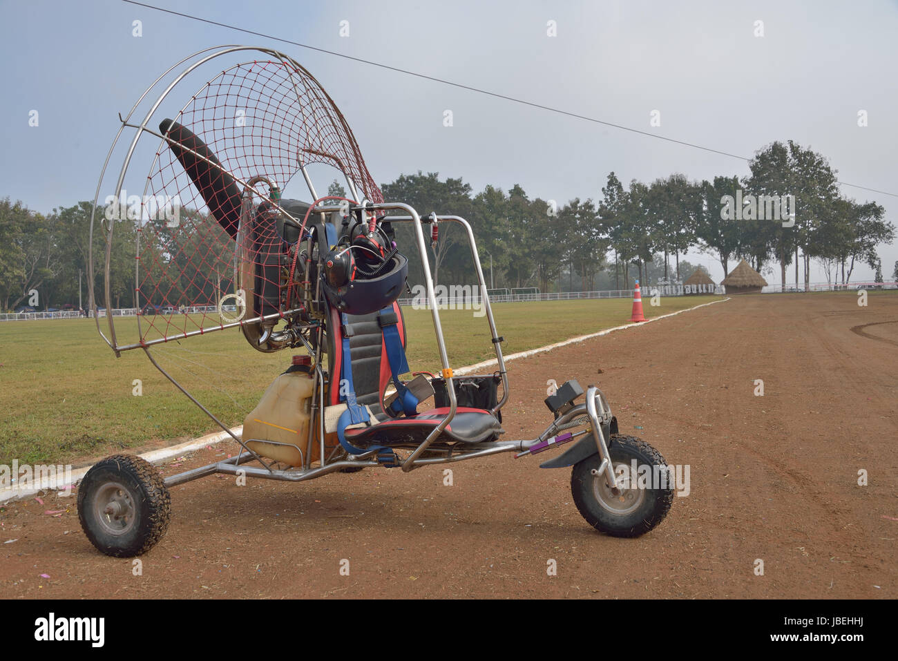 paraglider on ground Stock Photo Alamy