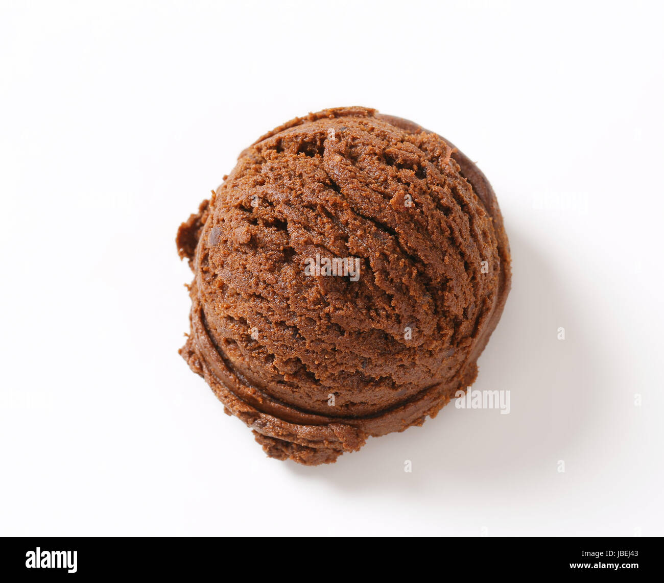 Scoop of chocolate ice cream Stock Photo - Alamy