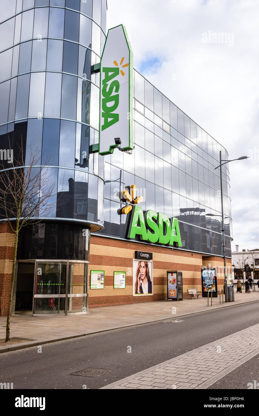 Asda Supermarket, The Broadway, Bexleyheath, London, London, England Stock Photo