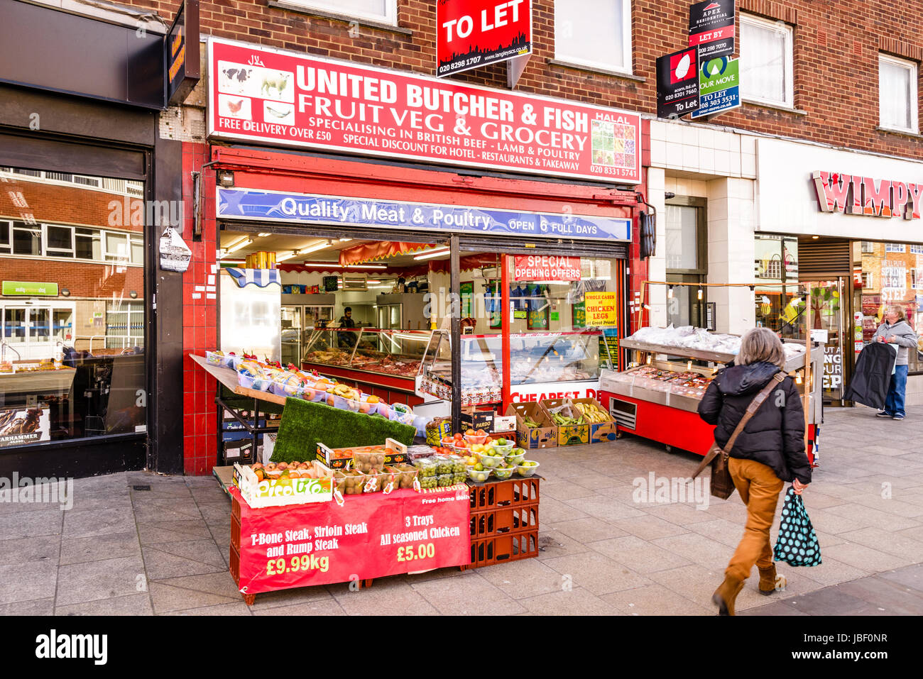 United Butcher & Fish, Halal Grocer, The Broadway, Bexleyheath, London ...
