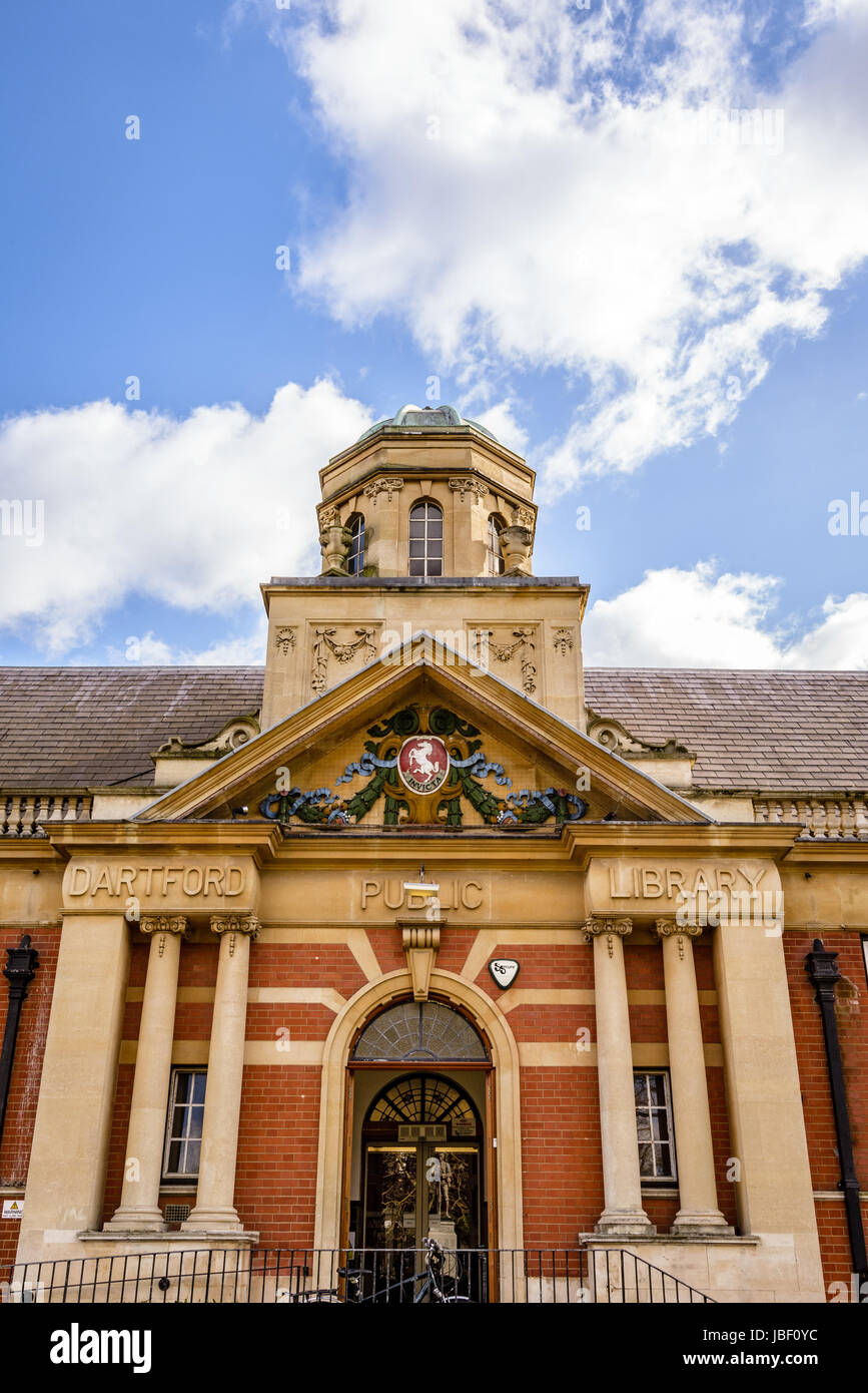 Dartford Public Library, Central Park, Market Street, Dartford, Kent ...