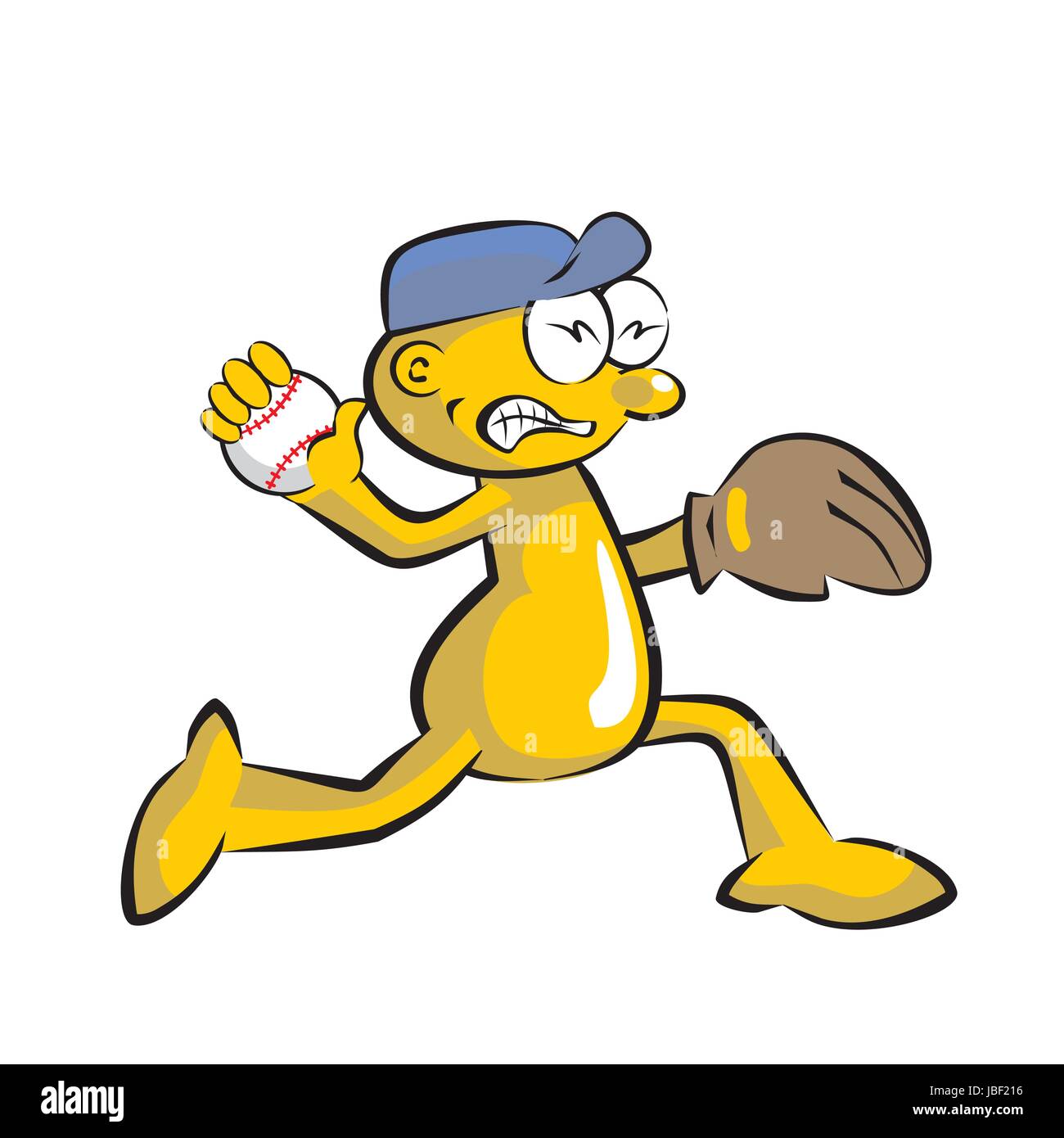 Baseball player walking icon cartoon style Vector Image